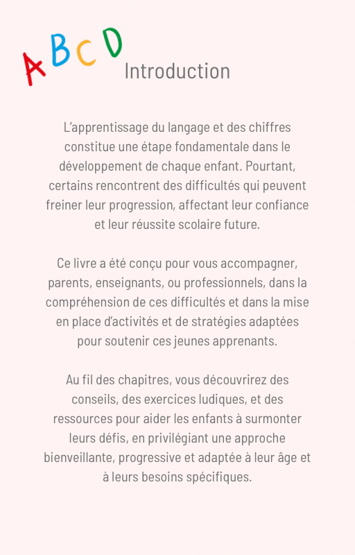Ebook : Accompagner le développement du langage et des chiffres chez les enfants en difficulté