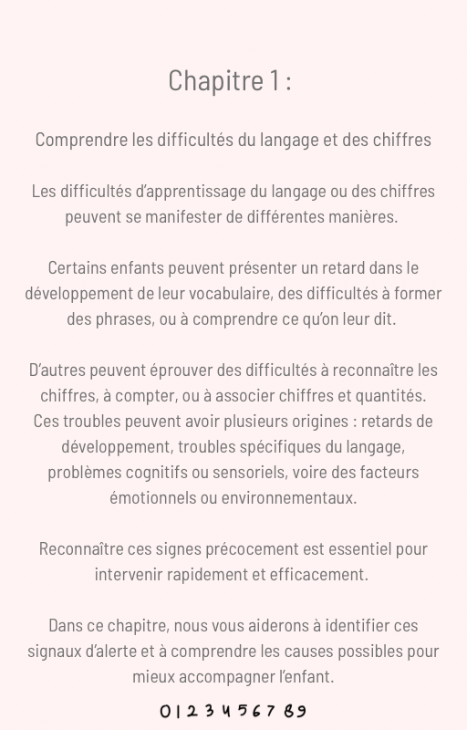 Ebook : Accompagner le développement du langage et des chiffres chez les enfants en difficulté