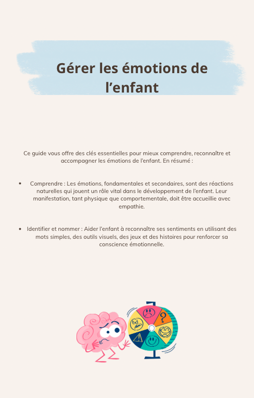 Ebook : Gérer les émotions de l’enfant